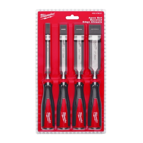 Milwaukee 4932479897 Beveled Edge Chisel Set