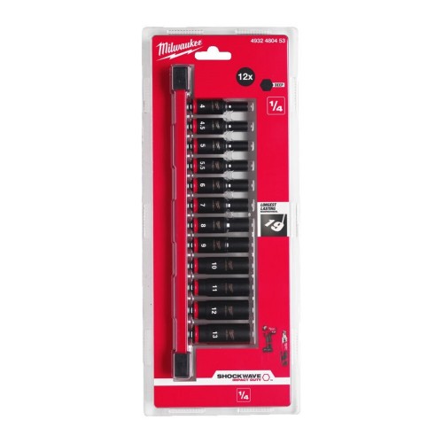 Milwaukee 4932480453 Impact Socket Rail Set