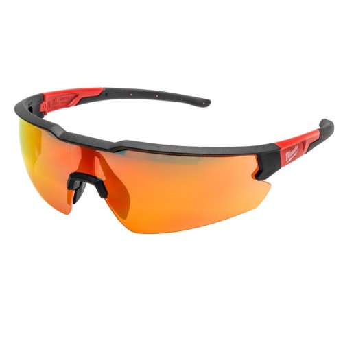Milwaukee 4932498548 Red Mirrored Safety Glasses