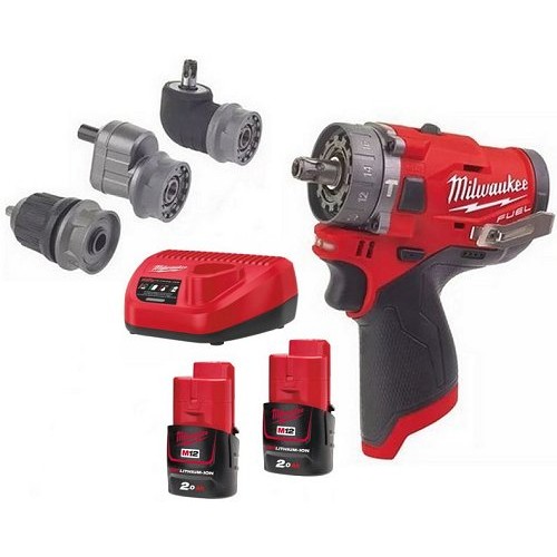 Milwaukee M12FPDXKIT-202X Percussion Drill 