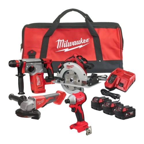 Milwaukee M18BLPP4A2-503B Power Tool Kit
