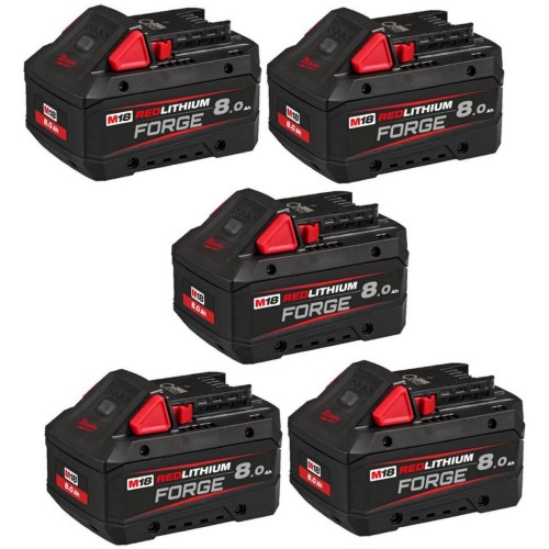 Milwaukee M18FB8X5 FORGE REDLITHIUM Batteries