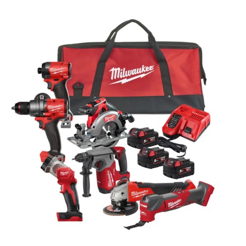 Milwaukee M18FPP7A-503B Power Tools Kit