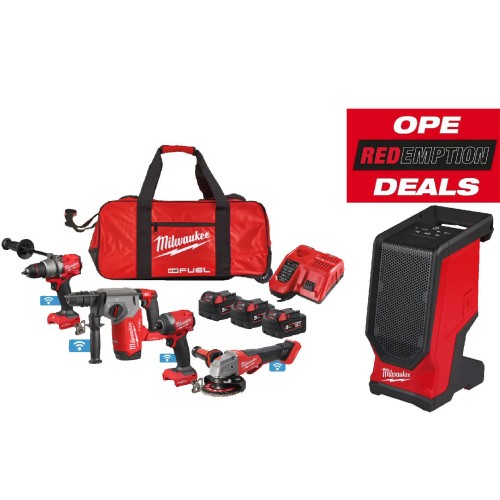 Milwaukee M18ONEPP4A3-503B Power Tool Kit
