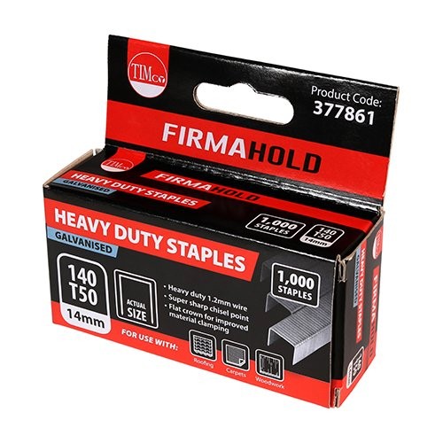 TIMCO 377861 Galvanised Staples